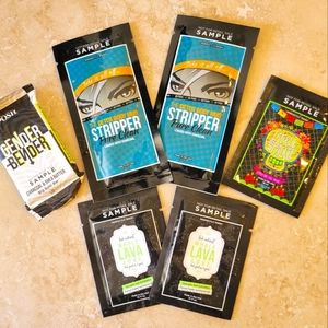 6 Perfectly Posh Charcoal Detox Sample Lot Bundle.